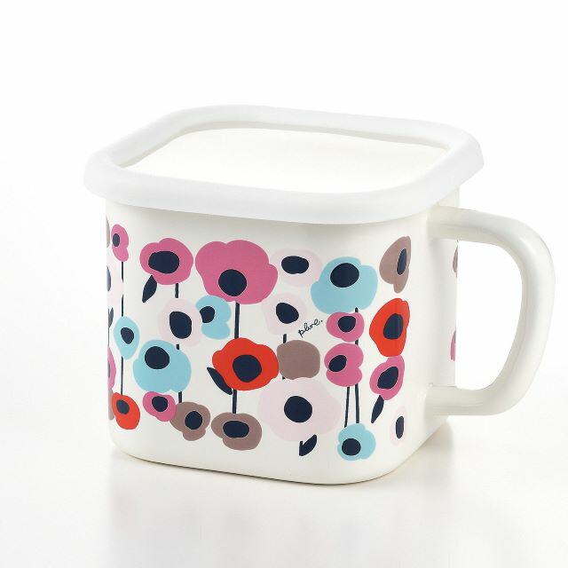 楽天市場】ホーロー保存容器 豊琺瑯 マルチスクエアポット 1450ml IH