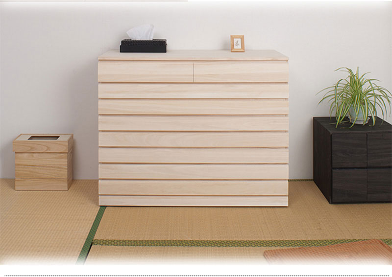 楽天市場】【最大1万円ｸｰﾎﾟﾝ2/19-22】 桐タンス 8段 生地仕上げ