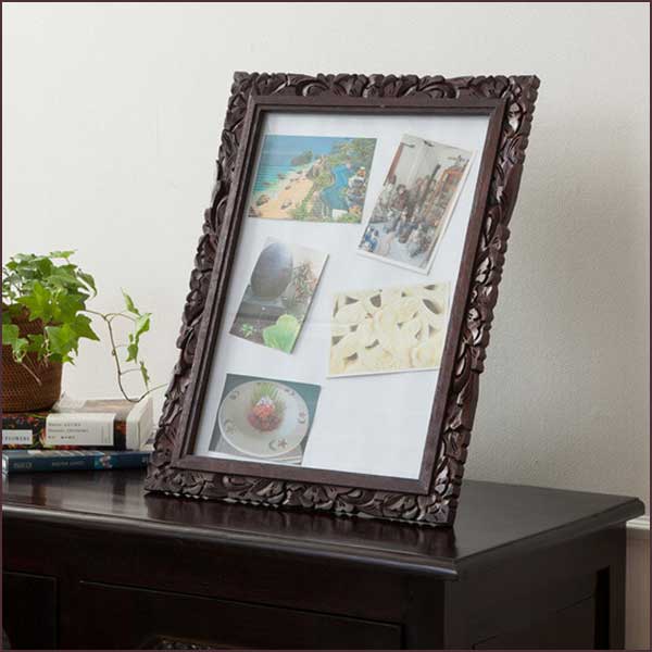 楽天市場】アジアンウッドカービングフレーム A3サイズ対応 【50506