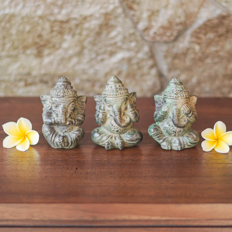 楽天市場】ガネーシャ 玄関 インテリア アジアン オブジェ ブロンズ 像