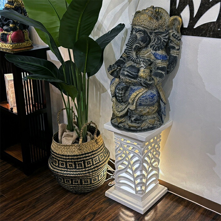 楽天市場】石柱 石 置物 オブジェ ガーデニング オーナメント