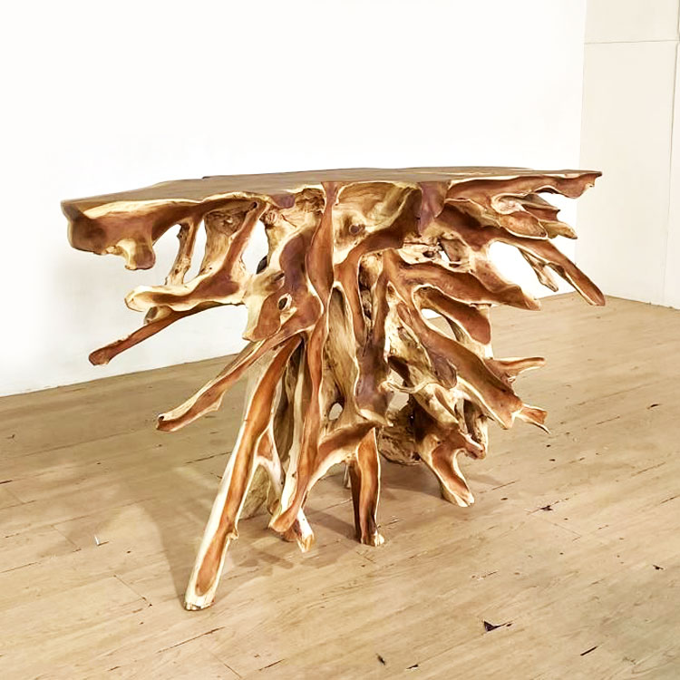 楽天市場】切り株 テーブル アジアン家具 チーク材 チーク 無垢材