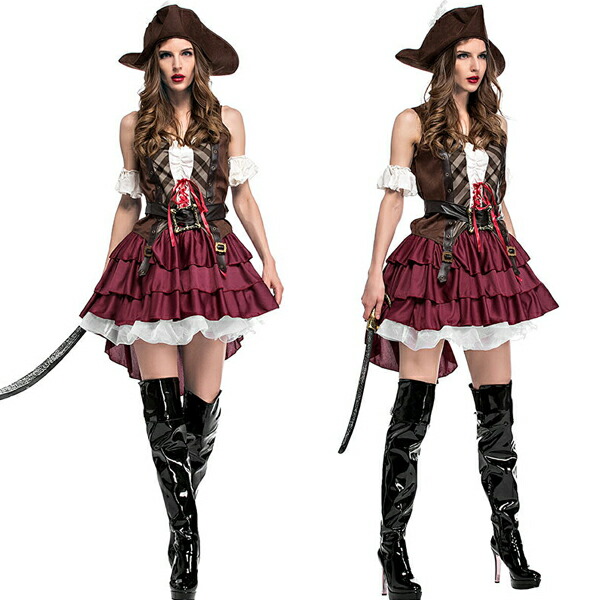楽天市場】ハロウィン コスプレ 海賊 パイレーツ コスチューム 女海賊