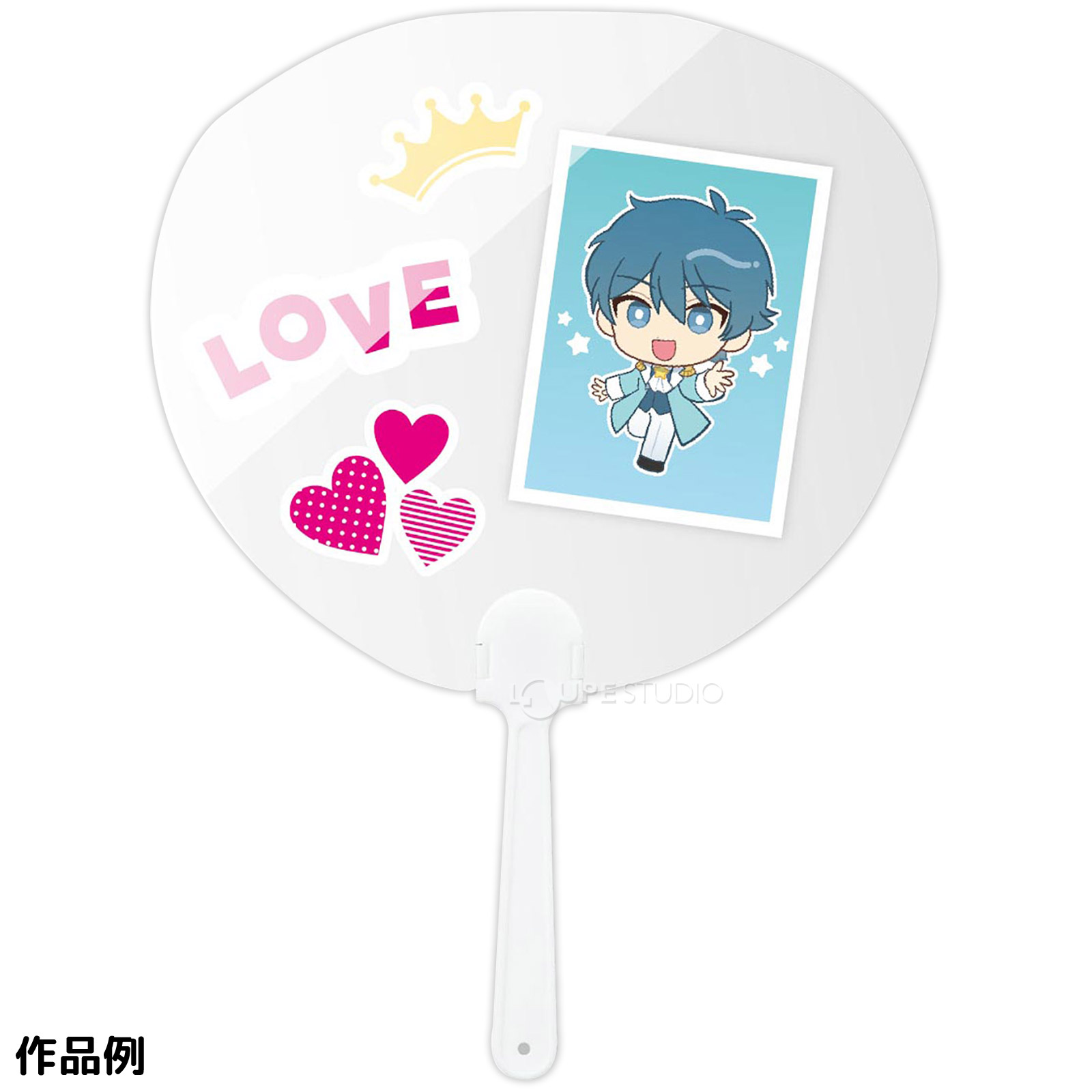 楽天市場】挟めるクリアうちわ 透明 無地 手作り オリジナル 運動会