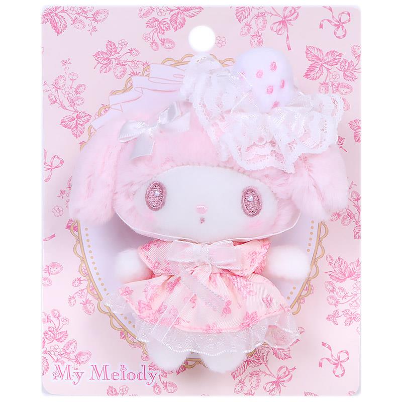 楽天市場】マイメロディ マスコットブローチ 白いちごのティータイム