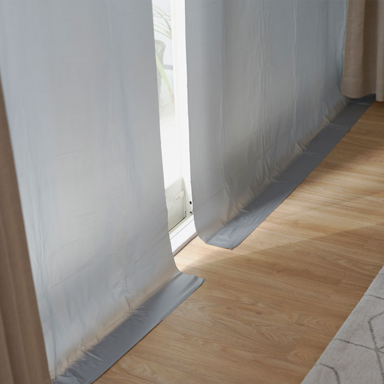 楽天市場】断熱カーテンライナー 遮熱タイプ グレー 100x140cm