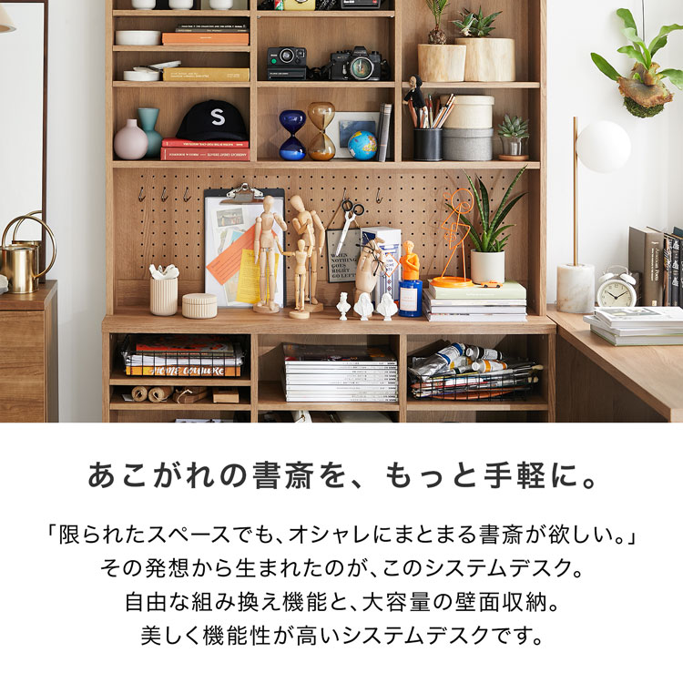 楽天市場】[ポイント10倍! 2/25 0:00-23:59] デスク 壁面収納 書斎