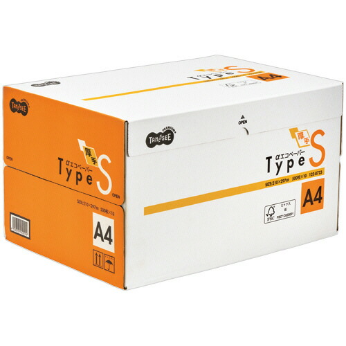 楽天市場】TANOSEE αエコペーパー タイプS A4 1箱