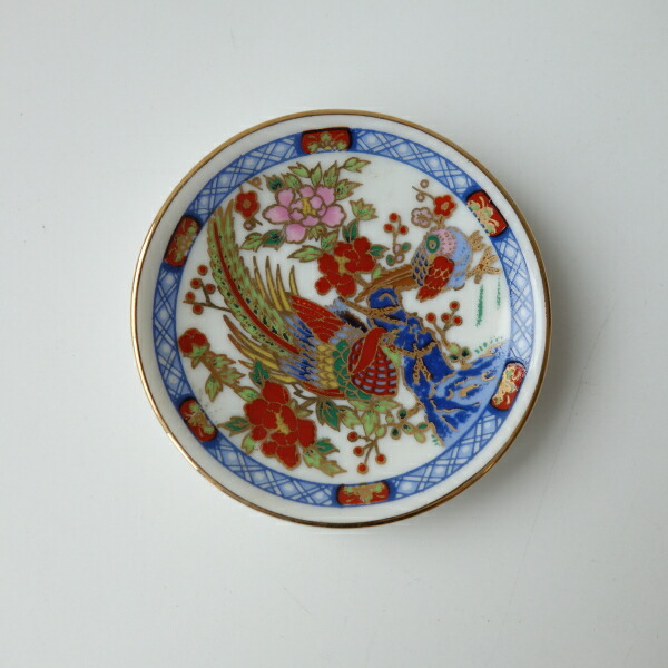 楽天市場】わけあり 屏風絵 5.7cm アンティーク ミニ 絵皿 4枚 セット