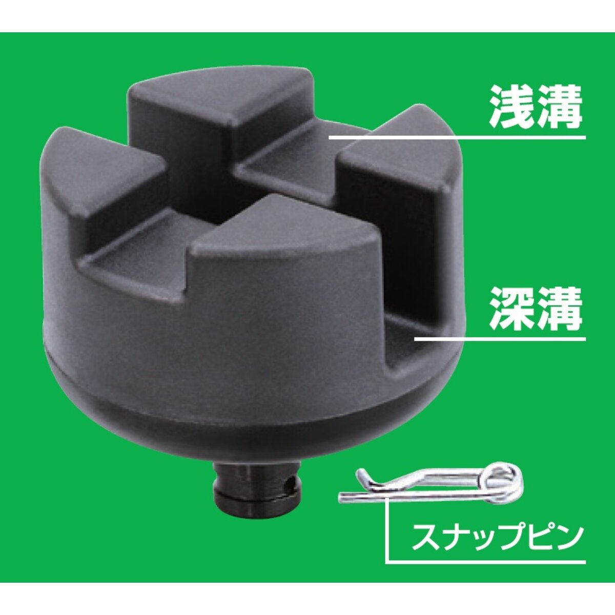 楽天市場】ジャッキアップ用アダプター J-2102用 深溝:巾13mm,深さ23mm