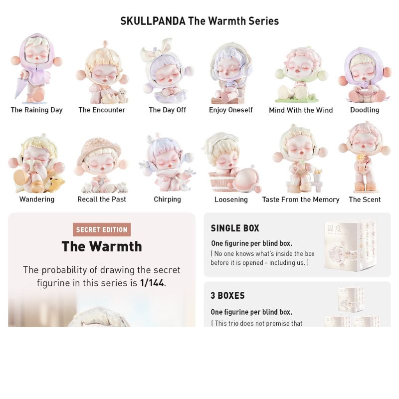 楽天市場】スカルパンダ SKULLPANDA 12PC 温度 POP MART ポップマート