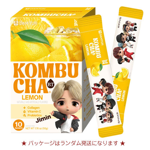 楽天市場】BTSコラボ！ダムト BTコンブチャ レモン味 50g (5g×10包)×1