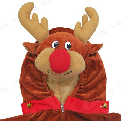 楽天市場】トナカイ コスプレ トナカイ フード付きコスチューム