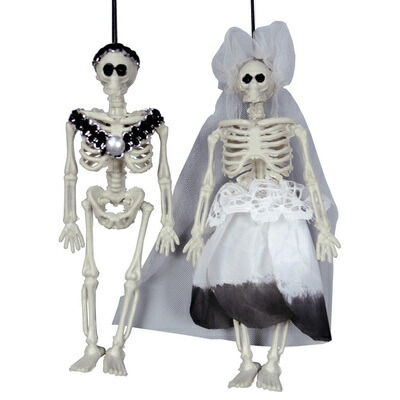 楽天市場】ミニスケルトンカップル ホワイト 【 スカル ドクロ ホラー