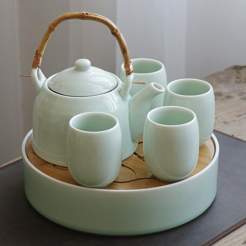 楽天市場】急須セット 湯呑 番茶器セット 6客入 茶器揃 携帯用 大容量