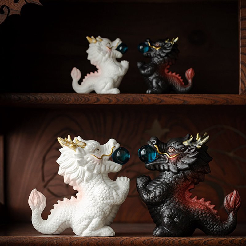 楽天市場】可愛い 龍の置物 干支 たつ 辰 竜 陶器 龍神 開運 干支飾り