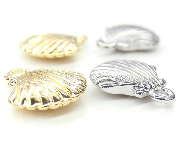 楽天市場】2個 チャーム 貝殻 シェル 貝 ホタテ 帆立 海 ocean shell