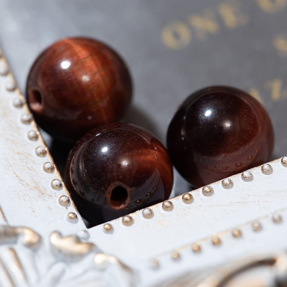 楽天市場】【国内検品済み】天然石 レッドタイガーアイ 赤虎目石 10mm