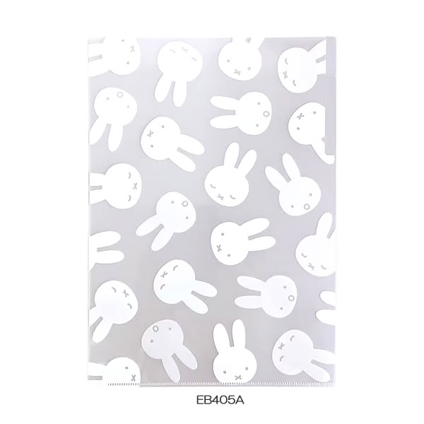 楽天市場】ミッフィー A4 クリアホルダー 3ポケット ホワイト シリーズ