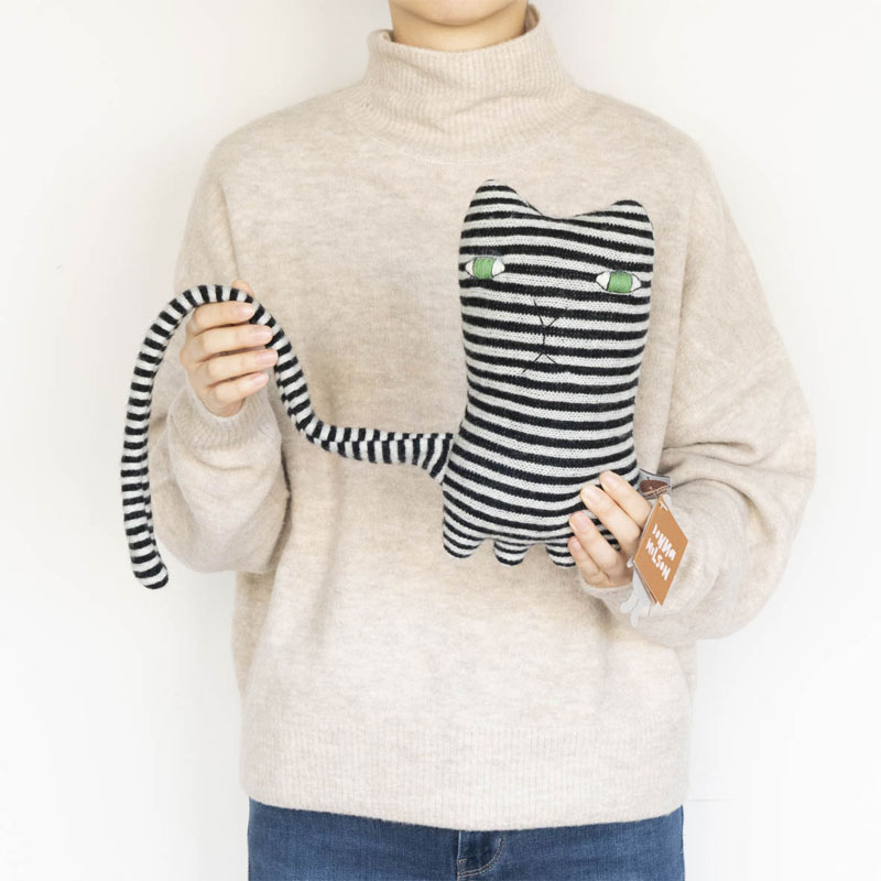 楽天市場】モノクロのねこ / ドナ・ウィルソン / ぬいぐるみ / DONNA