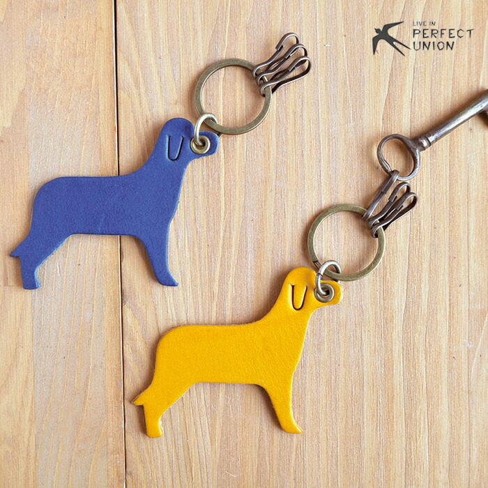 楽天市場】レザーアニマルキーホルダー/ドッグ おしゃれ かわいい 車