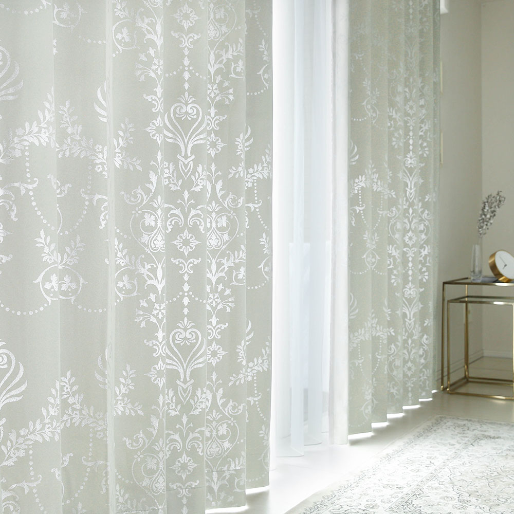 楽天市場】花柄 カーテン 2級遮光 遮光カーテン 洗える 遮熱 保温 幾何