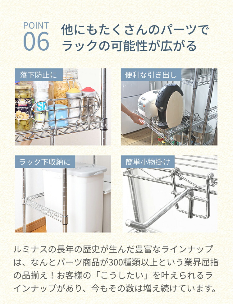 楽天市場】☆本日P10倍☆ スチールラック 幅120 ラック ルミナス