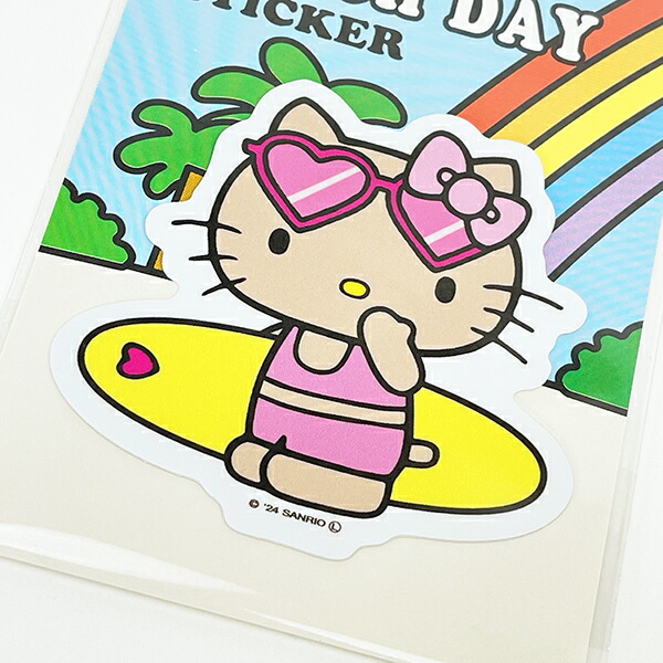 楽天市場】サンリオ ハローキティ 日焼け キティ ステッカー サーフ