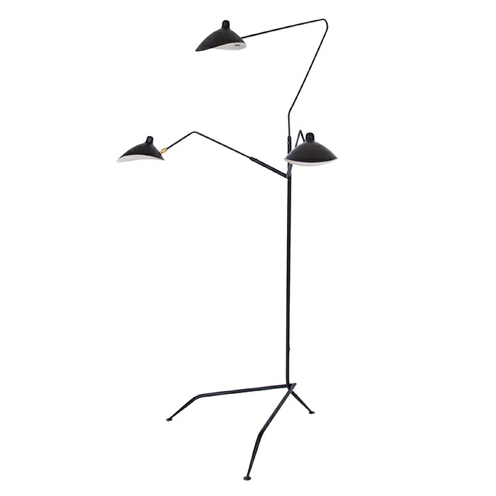 楽天市場】Serge Mouille セルジュ・ムーユ フロアライト 3アーム