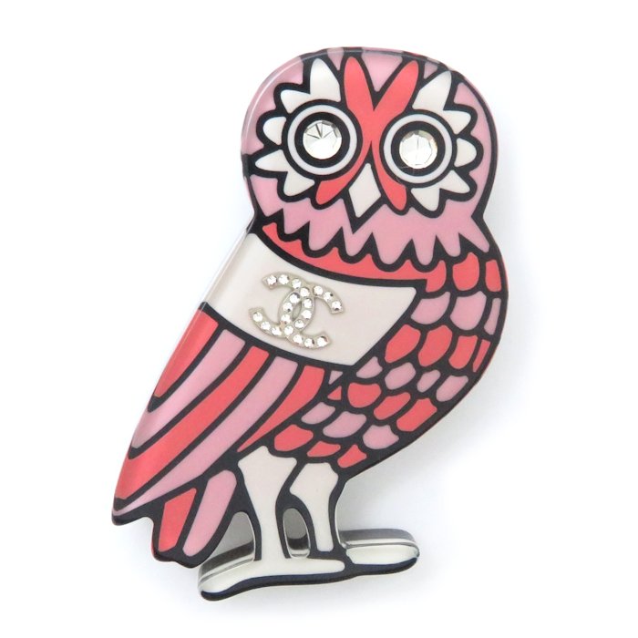 楽天市場】シャネル CHANEL ブローチ G18C ふくろうモチーフ