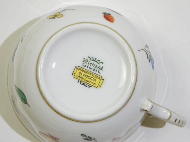 楽天市場】リチャードジノリ イタリアンフルーツ ティーカップソーサー