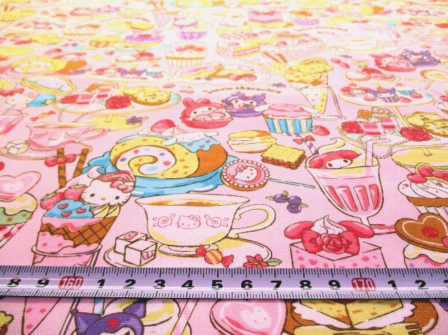 楽天市場】キャラクター 生地 布 サンリオ キャラクターズ （ ピンク系