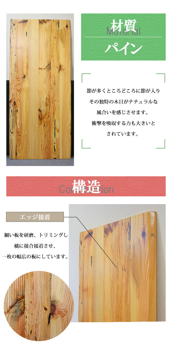 楽天市場】送料無料 天板 デスク テーブル 天板のみ パイン材 W1400