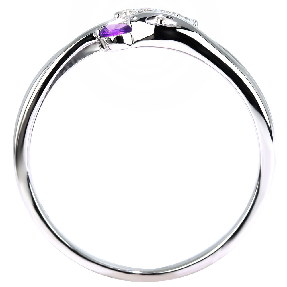 楽天市場】アメジスト 指輪 リング 蛇 へび レディース シルバー 2月