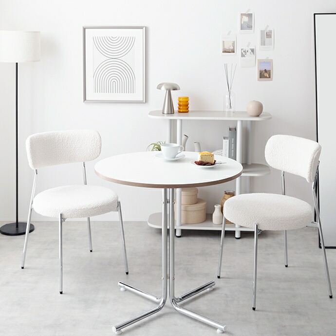 楽天市場】カフェテーブル 丸テーブル ダイニングテーブル 円形