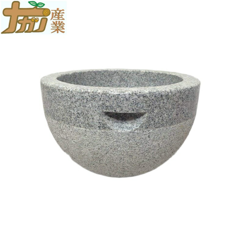 楽天市場】みかげ石 鉢形もちつき臼 三升用 直径41×高さ24cm 餅 もち