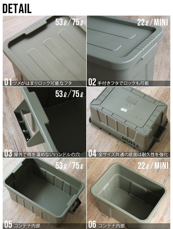 楽天市場】収納ボックス フタ付き おしゃれ プラスチックソー ラージ