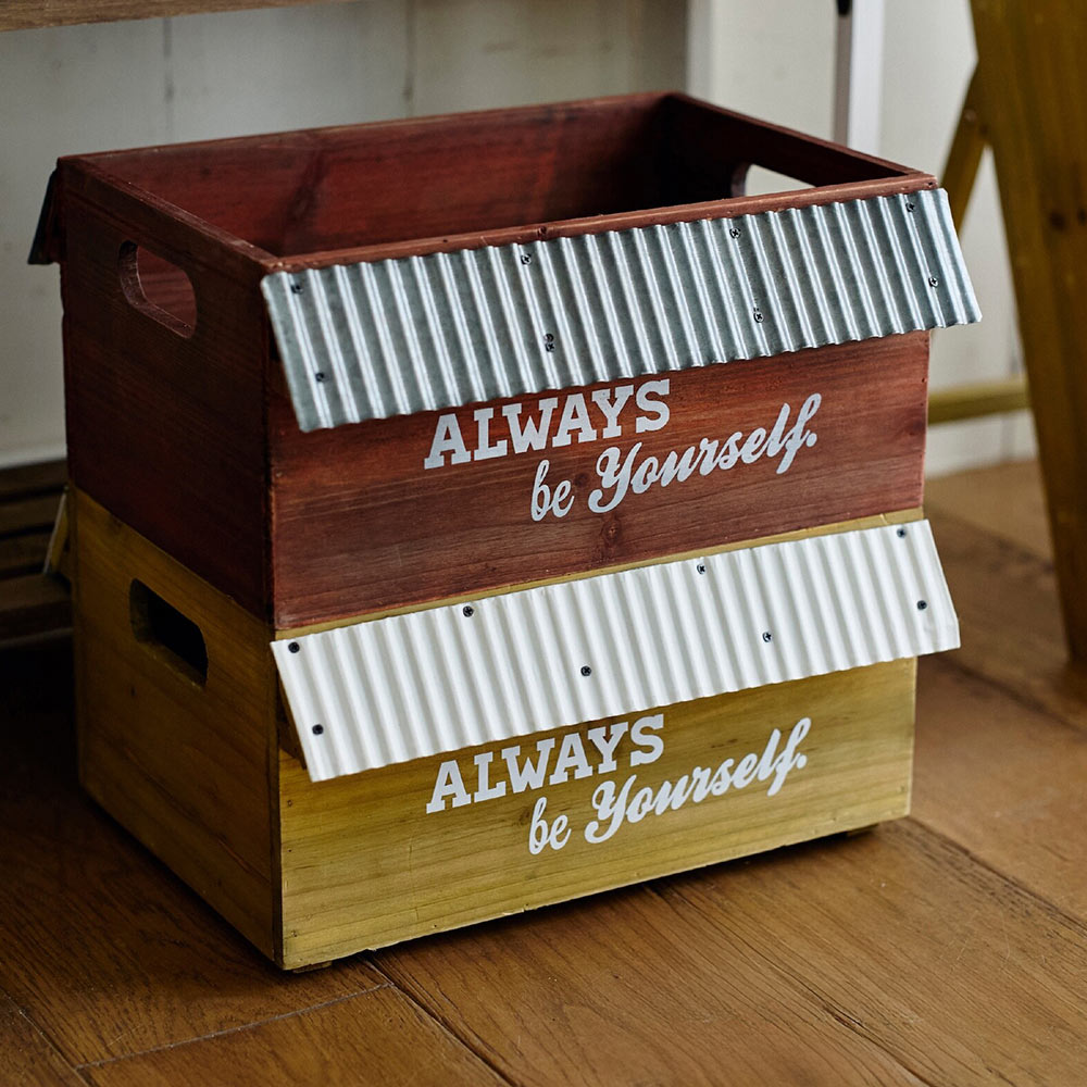 楽天市場】収納ボックス 木箱 ガーデニング雑貨 おしゃれ エコルフェ