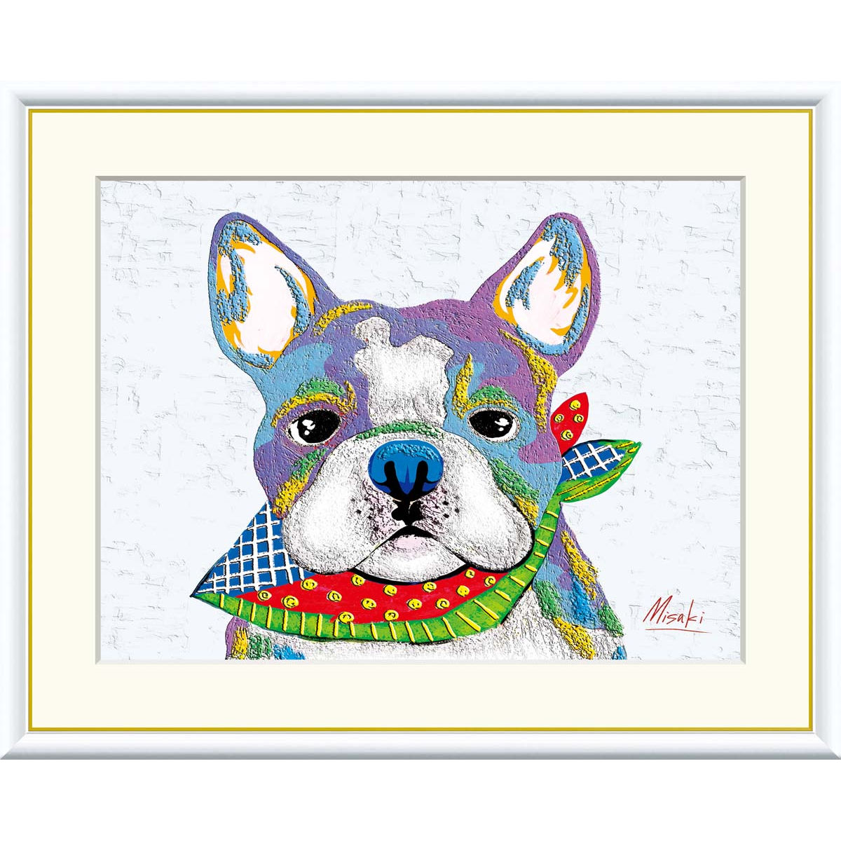 楽天市場】フレンチブルドッグ 絵（アート・美術品・骨董品・民芸品