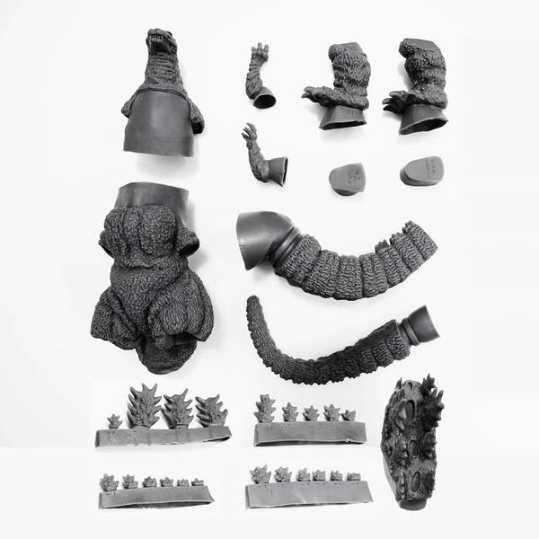 楽天市場】海洋堂高知 1/400 ゴジラ(1989) ソフビキット復刻版