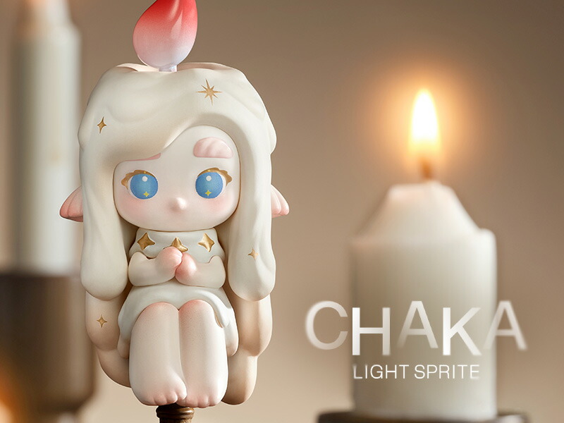 楽天市場】POP MART CHAKA Light Sprite シリーズ【ピース】 : POP