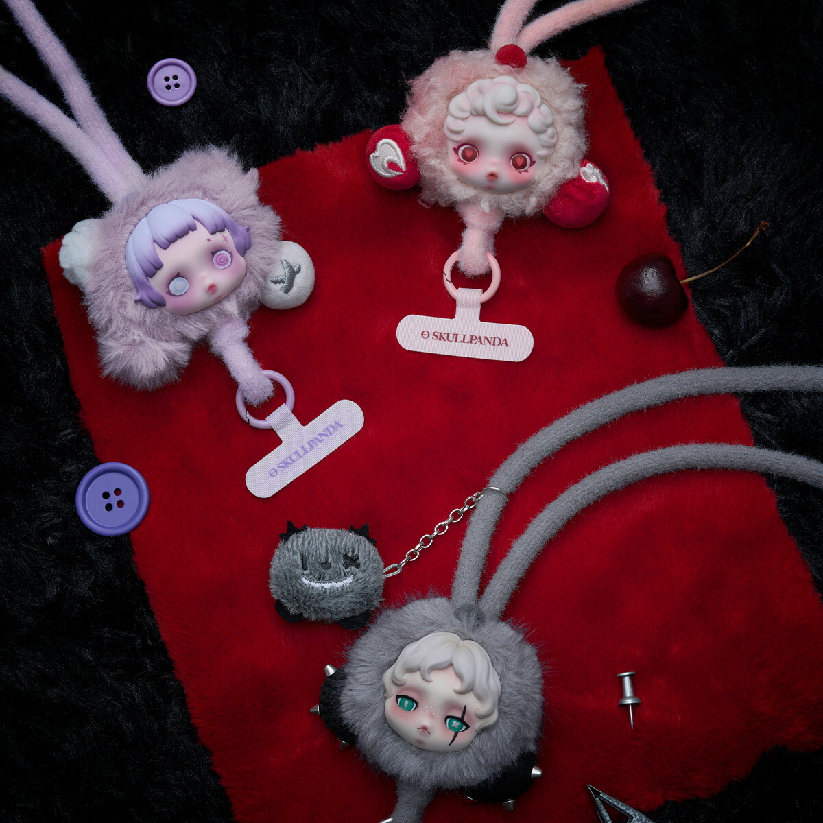 楽天市場】SKULLPANDA You Found Me! シリーズ スマホストラップ : POP