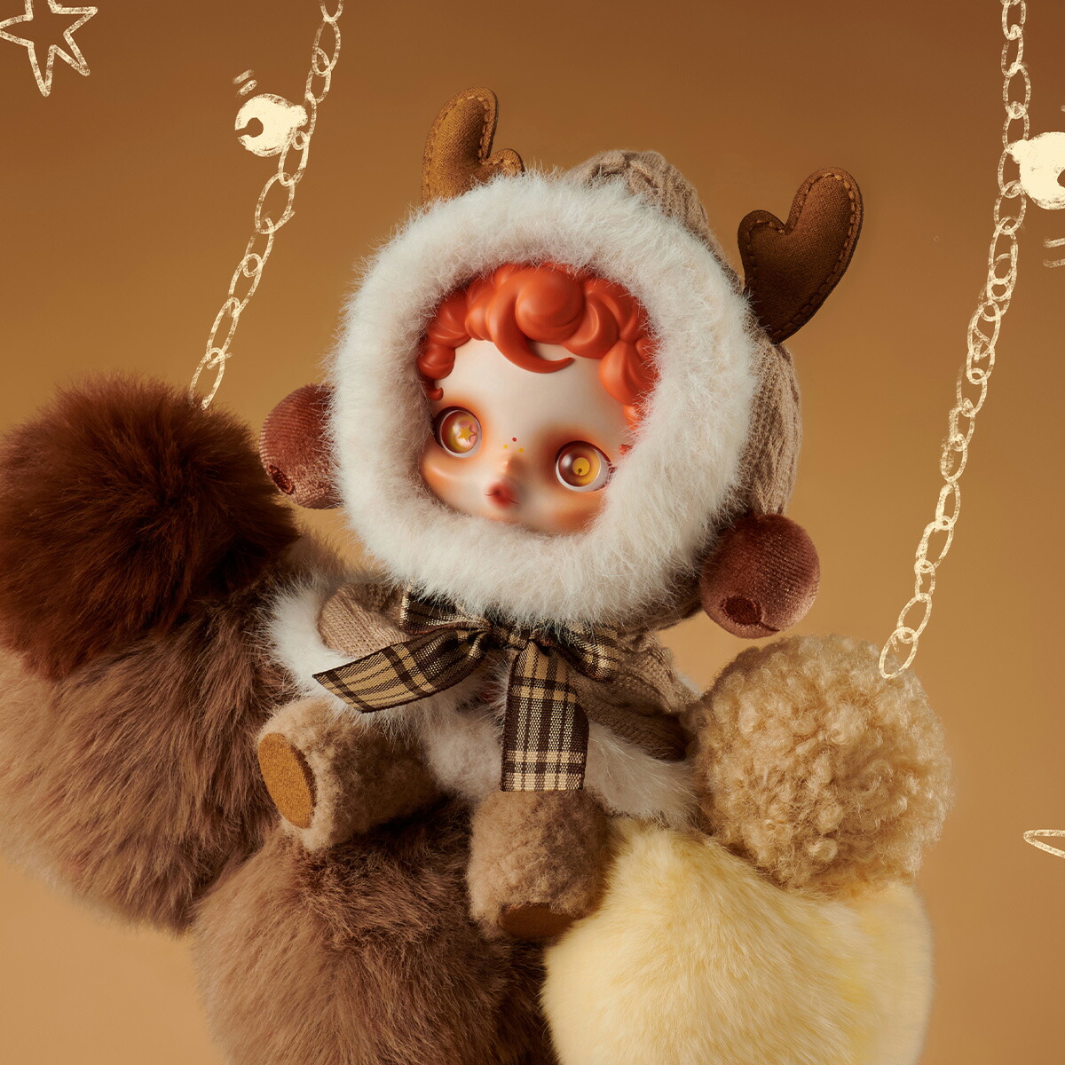 楽天市場】SKULLPANDA Winter Symphony シリーズ ぬいぐるみペンダント