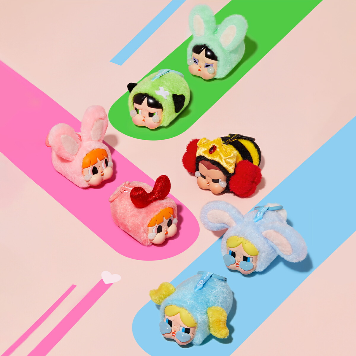 楽天市場】CRYBABY × パワーパフ ガールズ シリーズ ぬいぐるみ