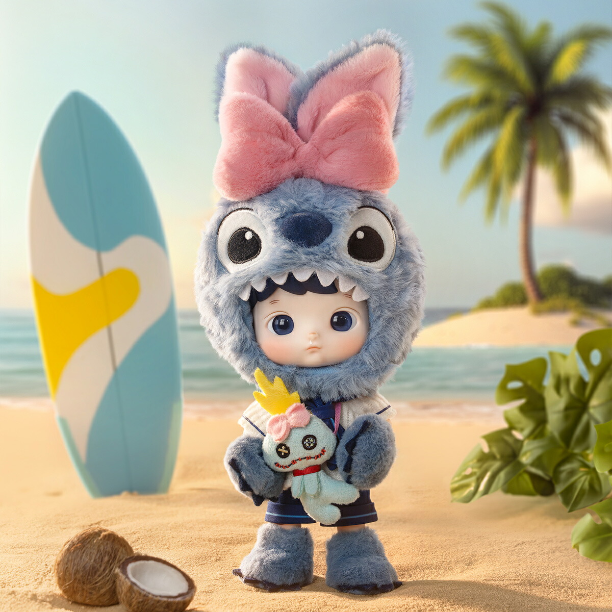 楽天市場】HACIPUPU STITCH 1/8 アクションフィギュア : POP MART