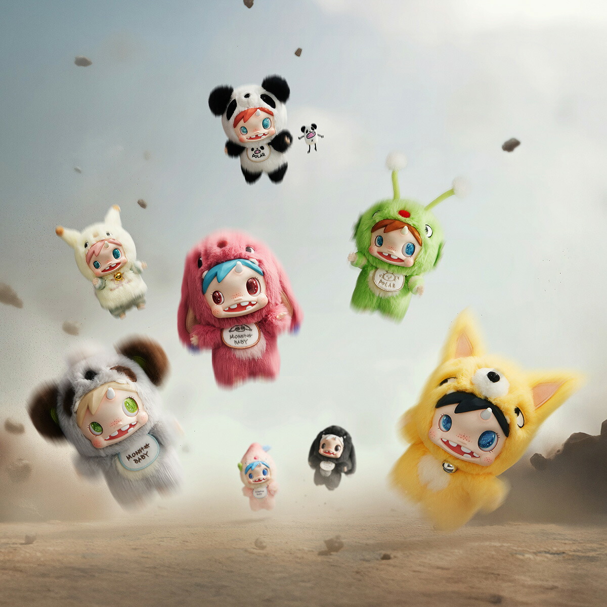 楽天市場】POLAR Monster Baby Collectionシリーズぬいぐるみ