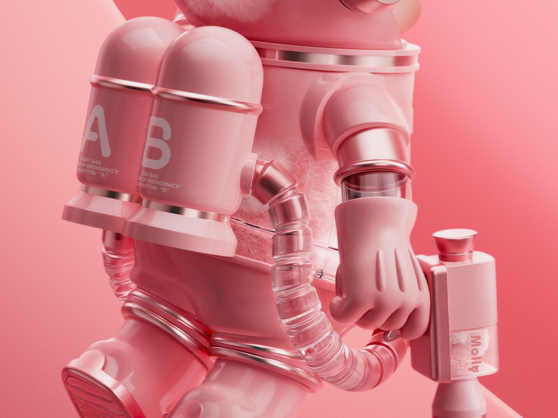 楽天市場】MEGA SPACE MOLLY 400% SMITTEN LOVE : POP MART JAPAN 楽天