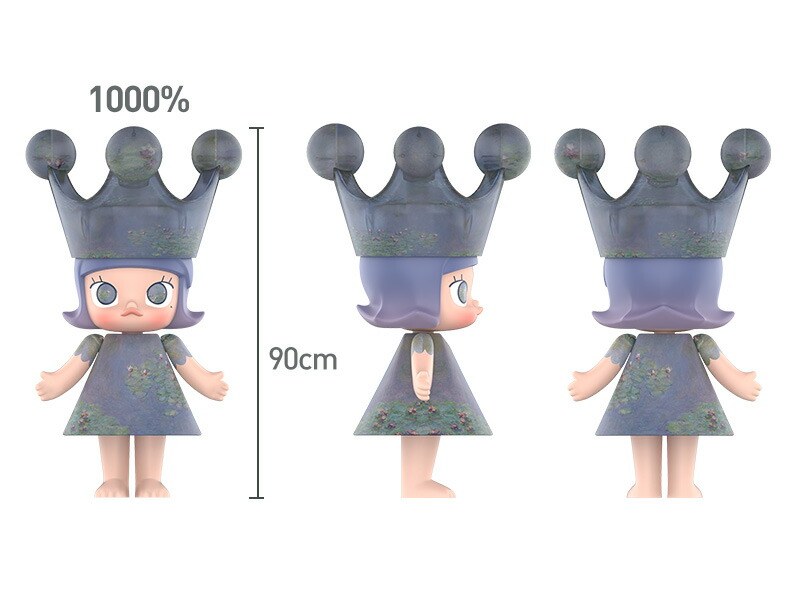 楽天市場】MEGA ROYAL MOLLY 1000% Monet-Les Nympheas : POP MART