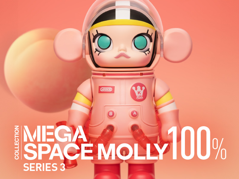 楽天市場】POP MART 公式ストアMEGA SPACE MOLLY 100% シリーズ3