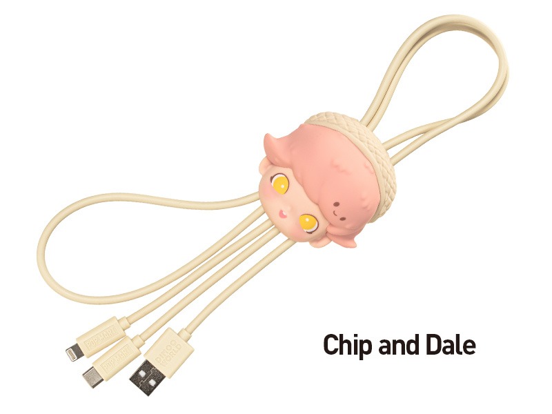 楽天市場】DIMOO WORLD × DISNEY シリーズ 2 in 1 ケーブル【ピース